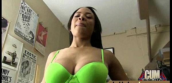  Naughty black wife gang banged by white friends 14